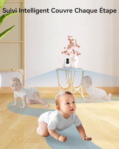 Imou 2K(3MP) Caméra Surveillance WiFi Intérieure Caméra 360° Connectée Smartphone avec Détection Humaine AI Suivi Intelligent Sirène Audio Bidirectionnel Compatible Alexa pour Bébé/Animaux|B08X6DCJT2