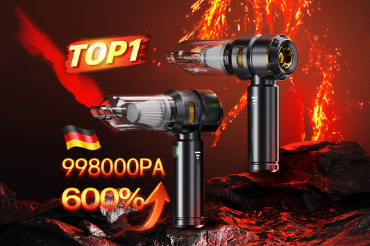 Aspirateur de Voiture Sans Fil 998 000 Pa | Moteur Brushless HEPA – Ultra Puissant