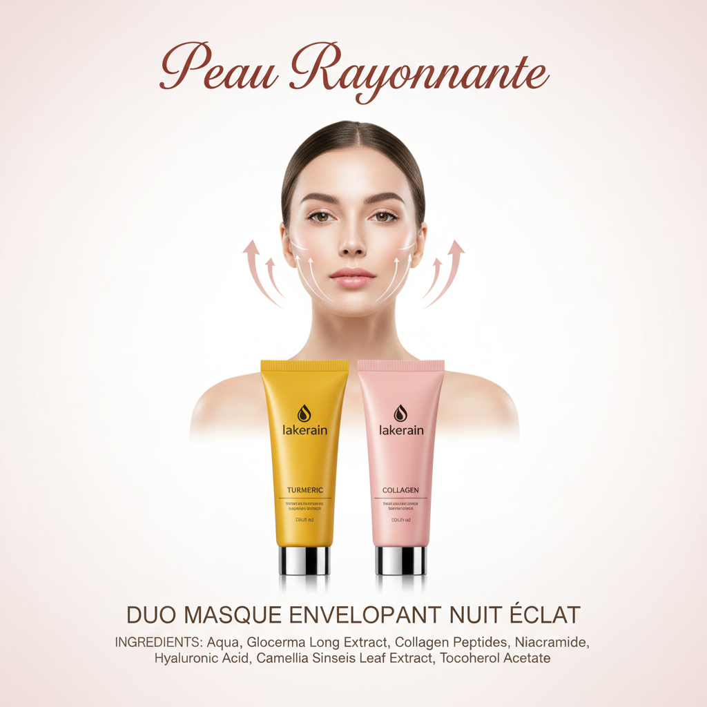 Masque Nuit Coréen au Collagène profond – Peel-Off Anti-Rides & Hydratation Intense