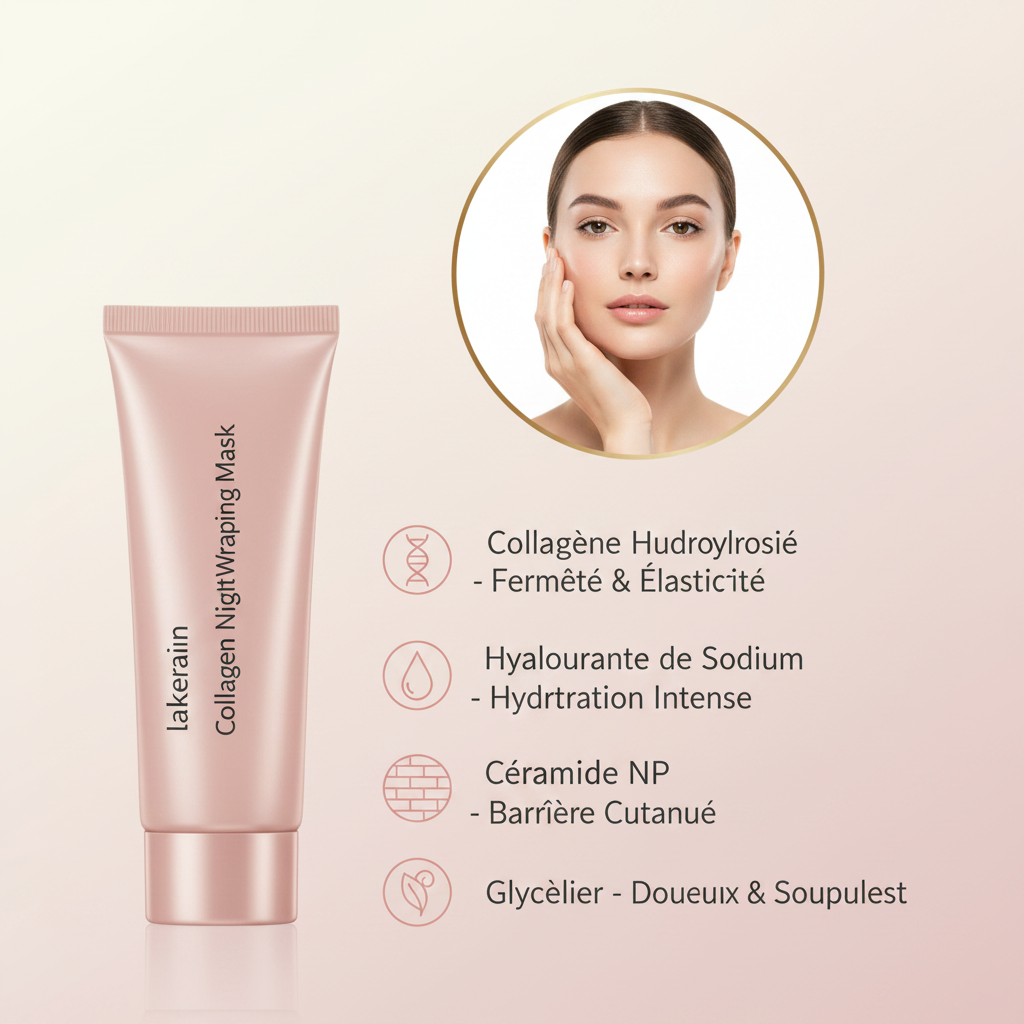 Masque Nuit Coréen au Collagène profond – Peel-Off Anti-Rides & Hydratation Intense