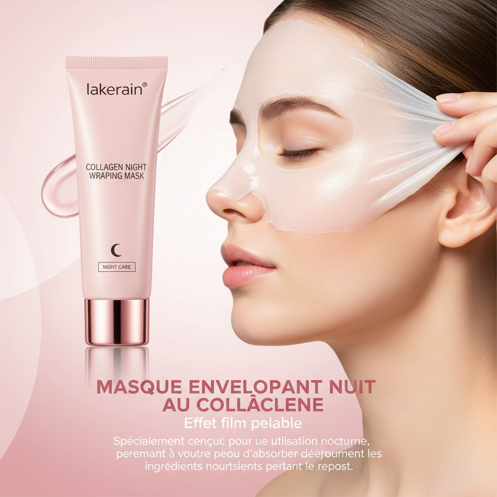 Masque Nuit Coréen au Collagène profond – Peel-Off Anti-Rides & Hydratation Intense