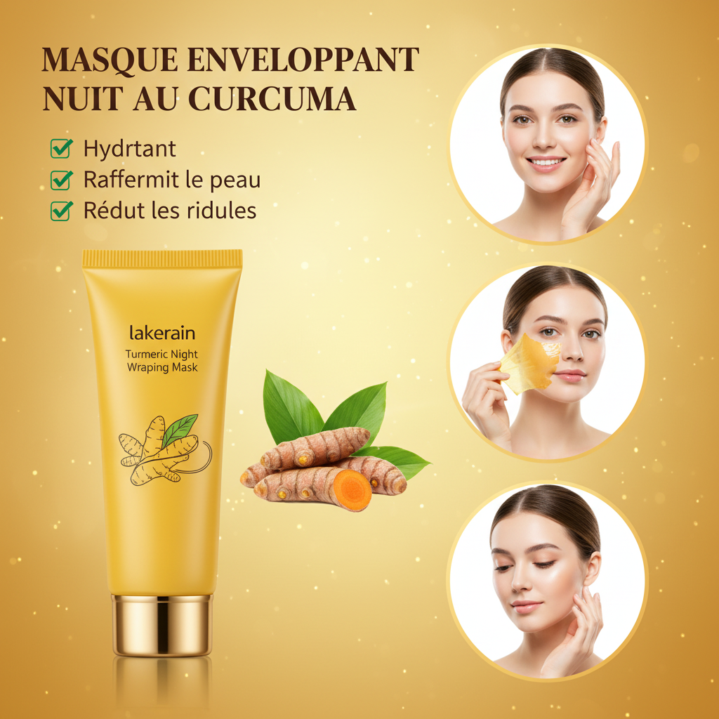 Masque Nuit Coréen au Collagène profond – Peel-Off Anti-Rides & Hydratation Intense