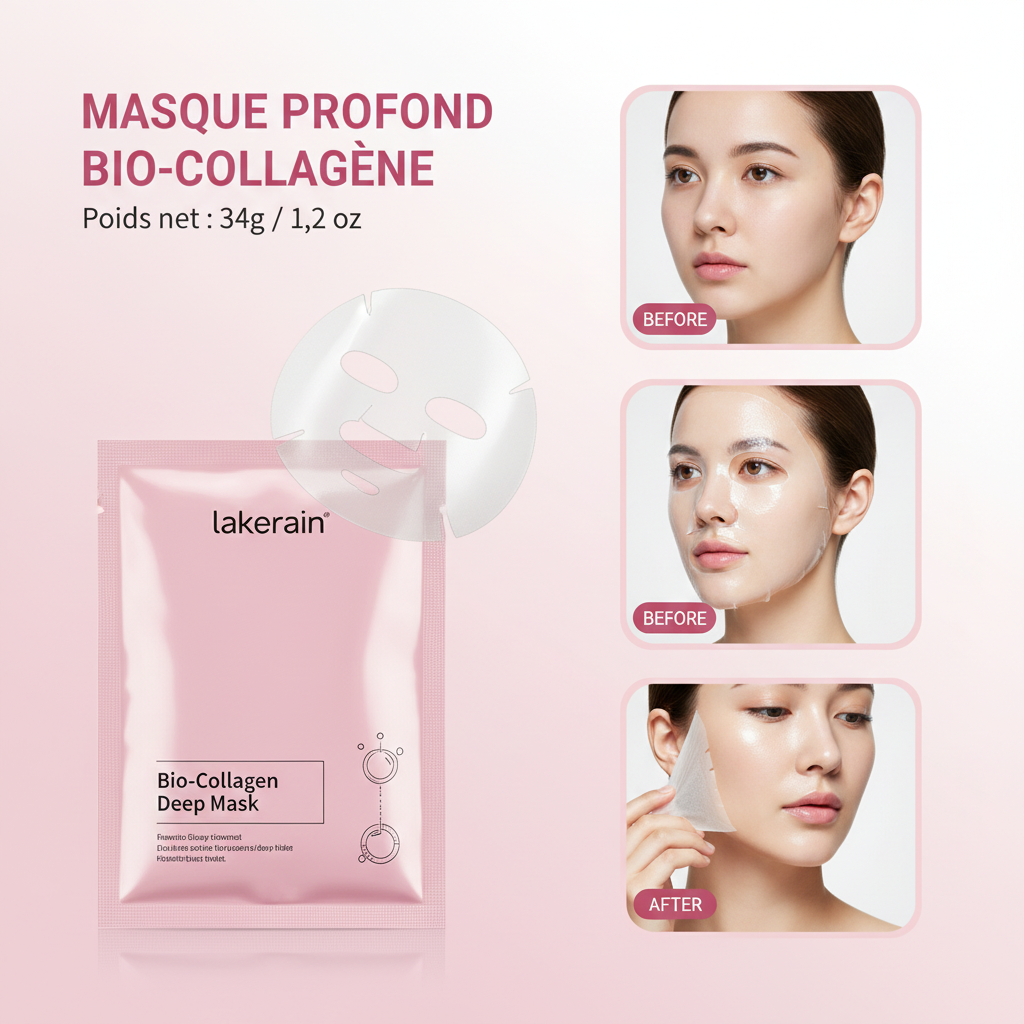 Masque Nuit Coréen au Collagène profond – Peel-Off Anti-Rides & Hydratation Intense