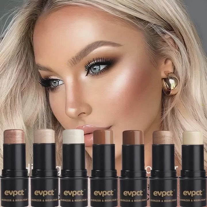 Stick Multifonction Visage – Highlighter Blush Bronzer Correcteur Contouring