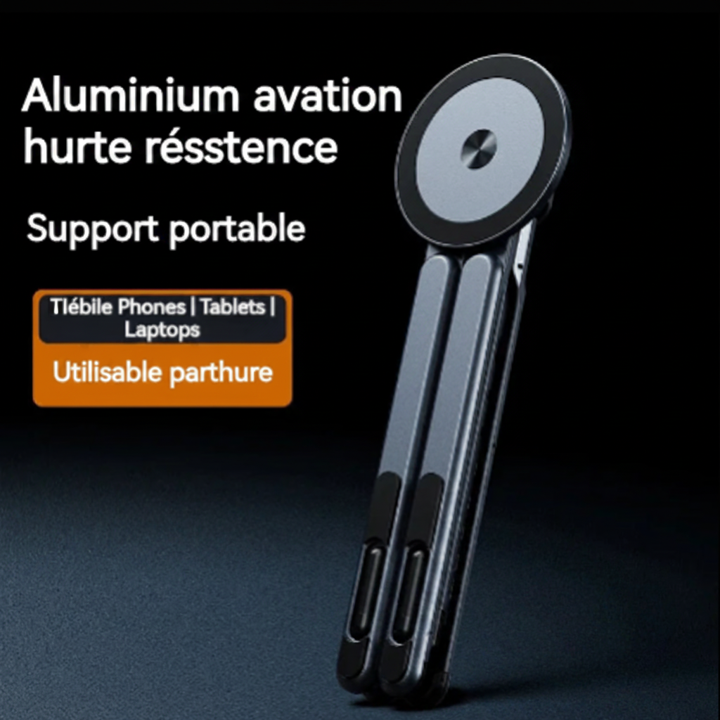 Support Magnétique Multifonction | Aluminium Aviation – Téléphone, Tablette & Laptop