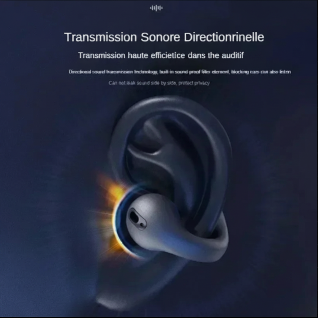Écouteurs Bluetooth 5.3 à Conduction Aérienne – Sans Fil, Réduction de Bruit ENC | Sport & Gaming